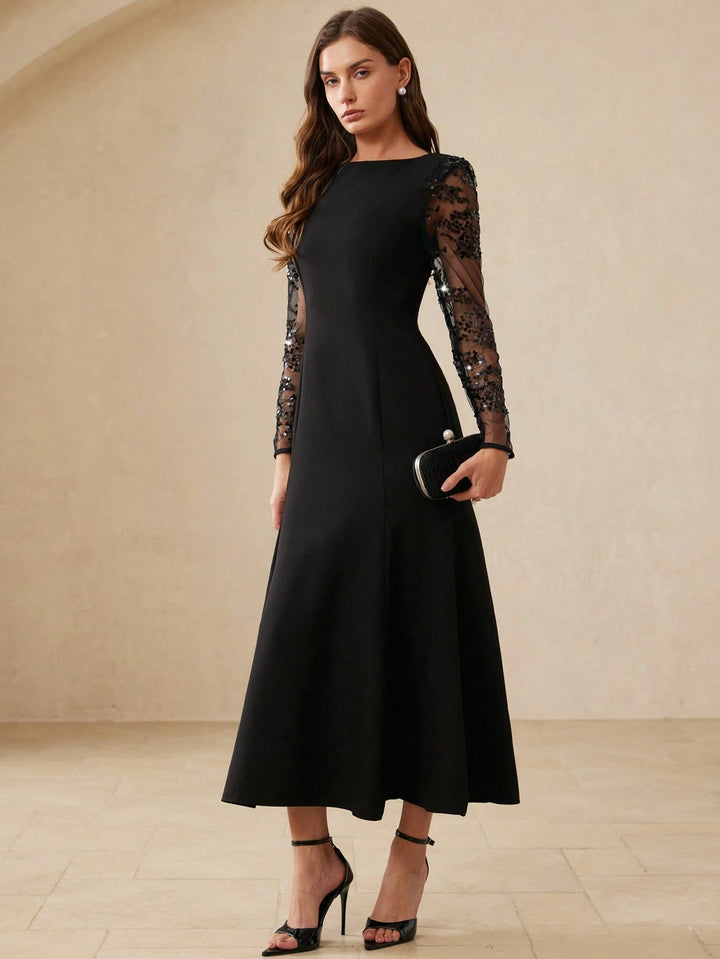 Rochie maxi SHEIN, negru