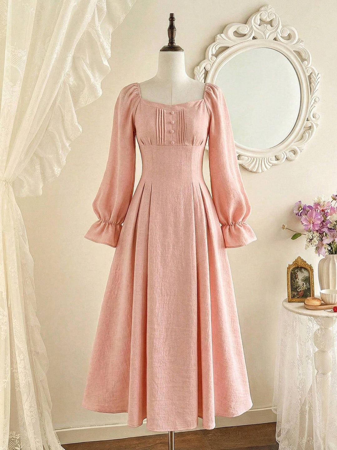 Rochie maxi SHEIN, roz