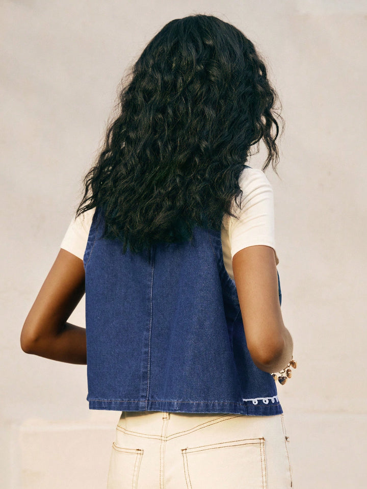 Top SHEIN, albastru