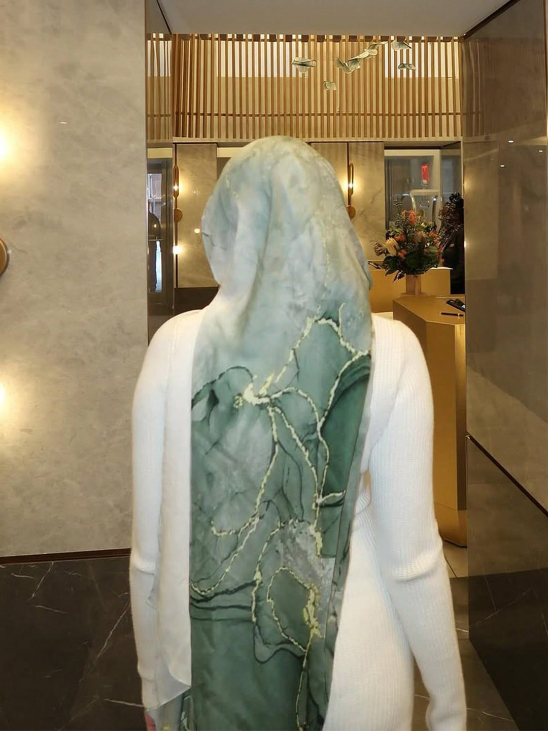 Hijab SHEIN, verde