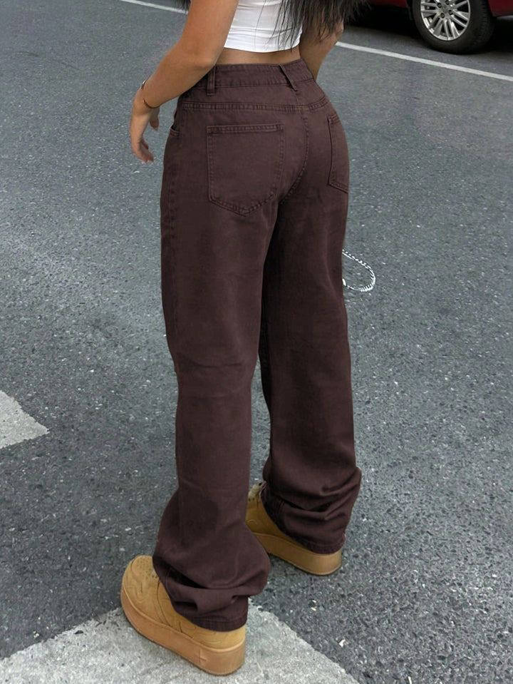 Jeans SHEIN, maro