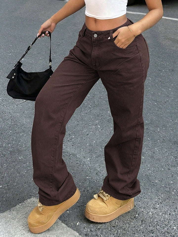 Jeans SHEIN, maro