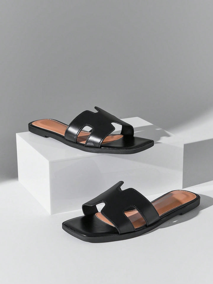 SHEIN papucs, fekete