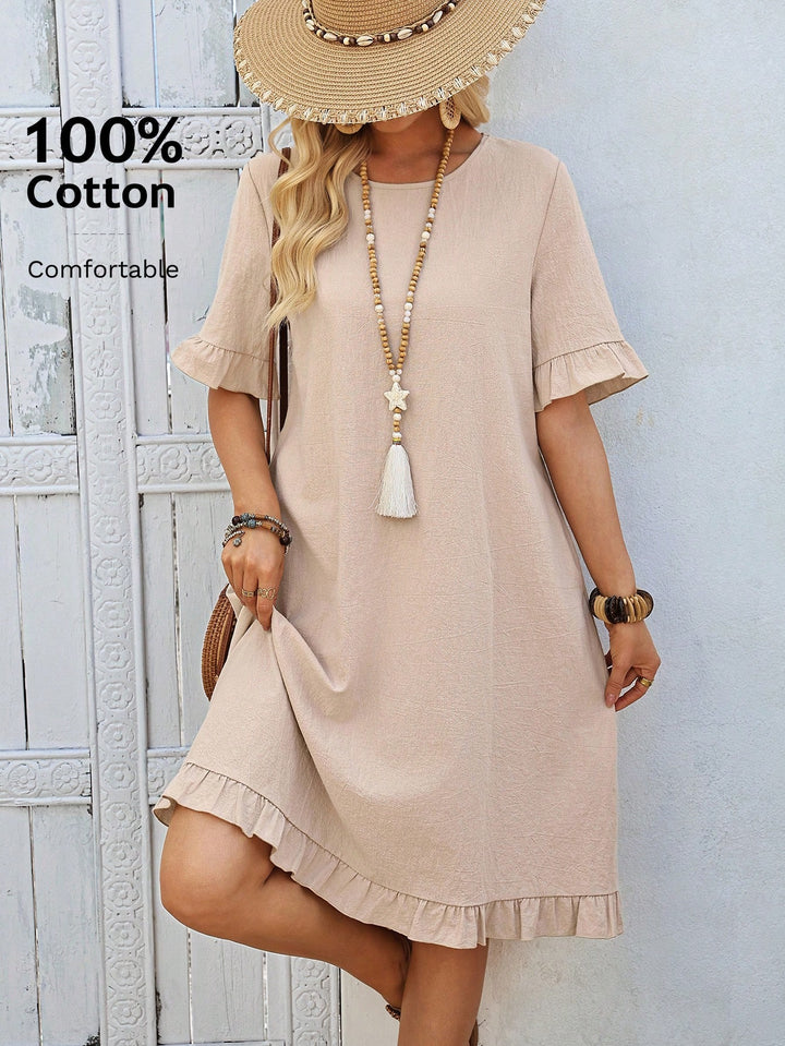 Rochie midi SHEIN, kaki