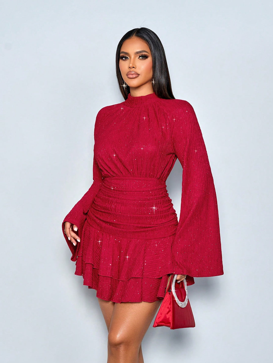 Rochie mini SHEIN, roșu