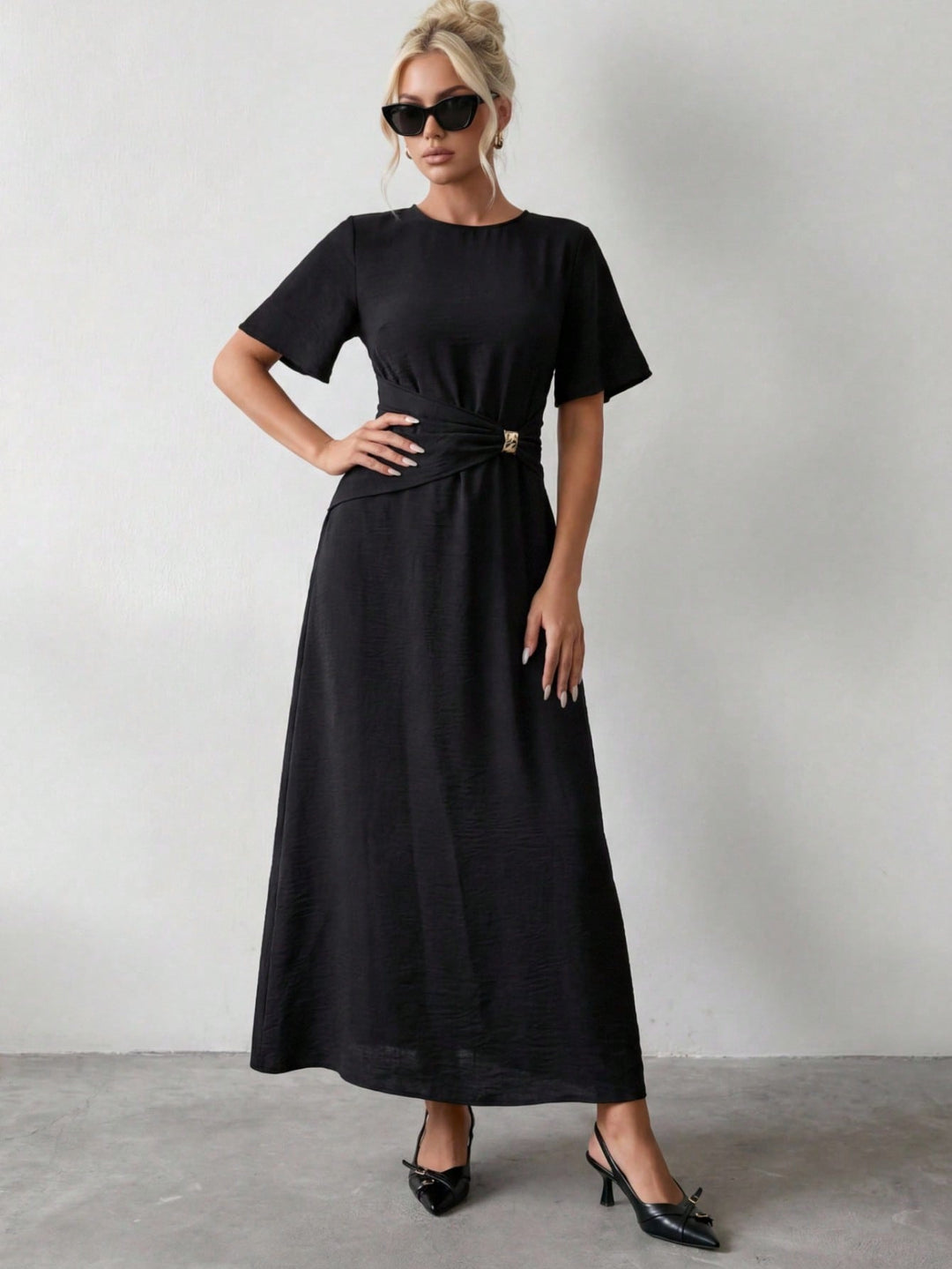 Rochie maxi SHEIN, negru