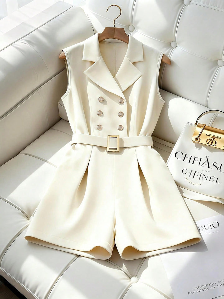 Salopetă SHEIN, bej