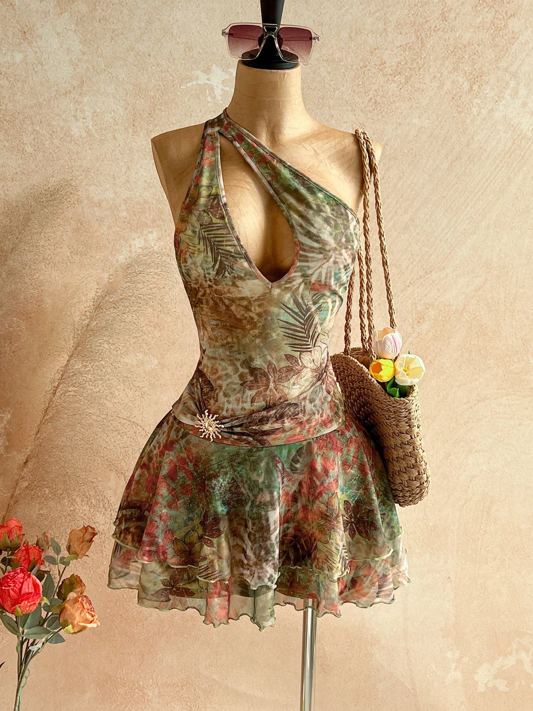 Rochie mini SHEIN, mix culori