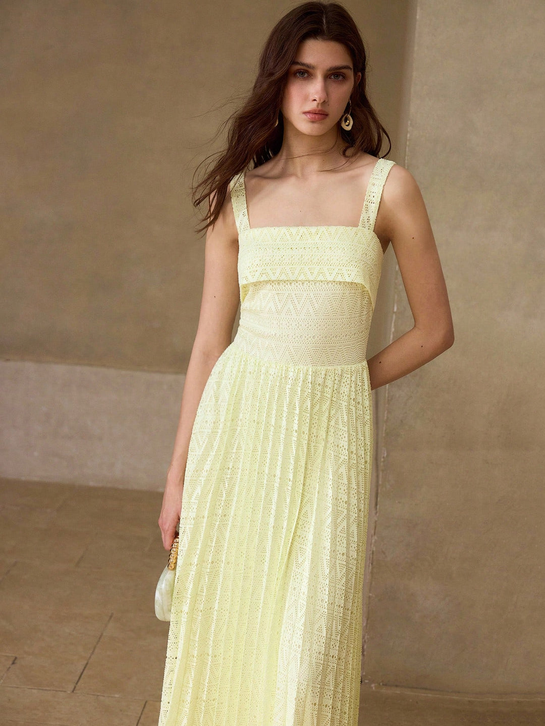 Rochie maxi SHEIN, galben