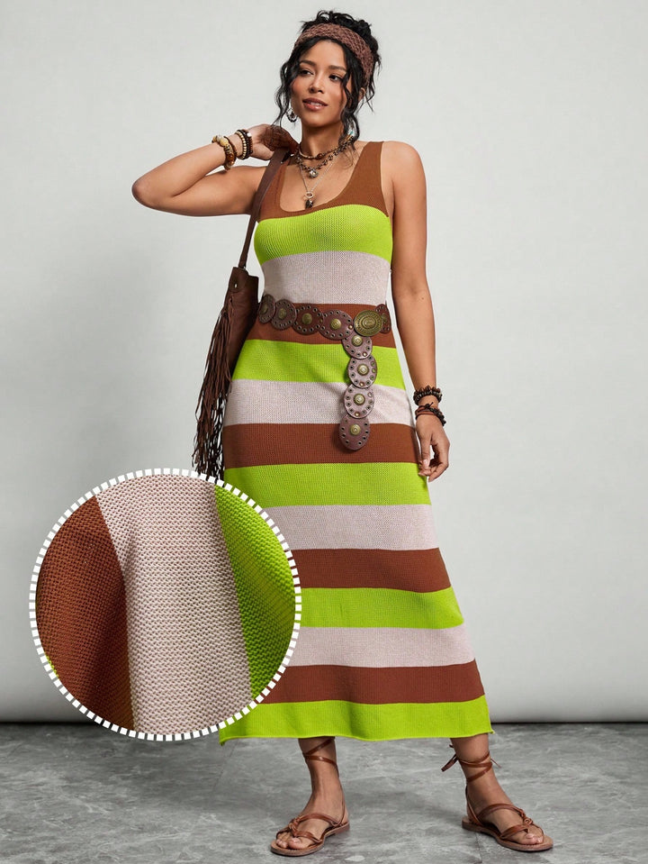 Rochie maxi SHEIN, mix culori