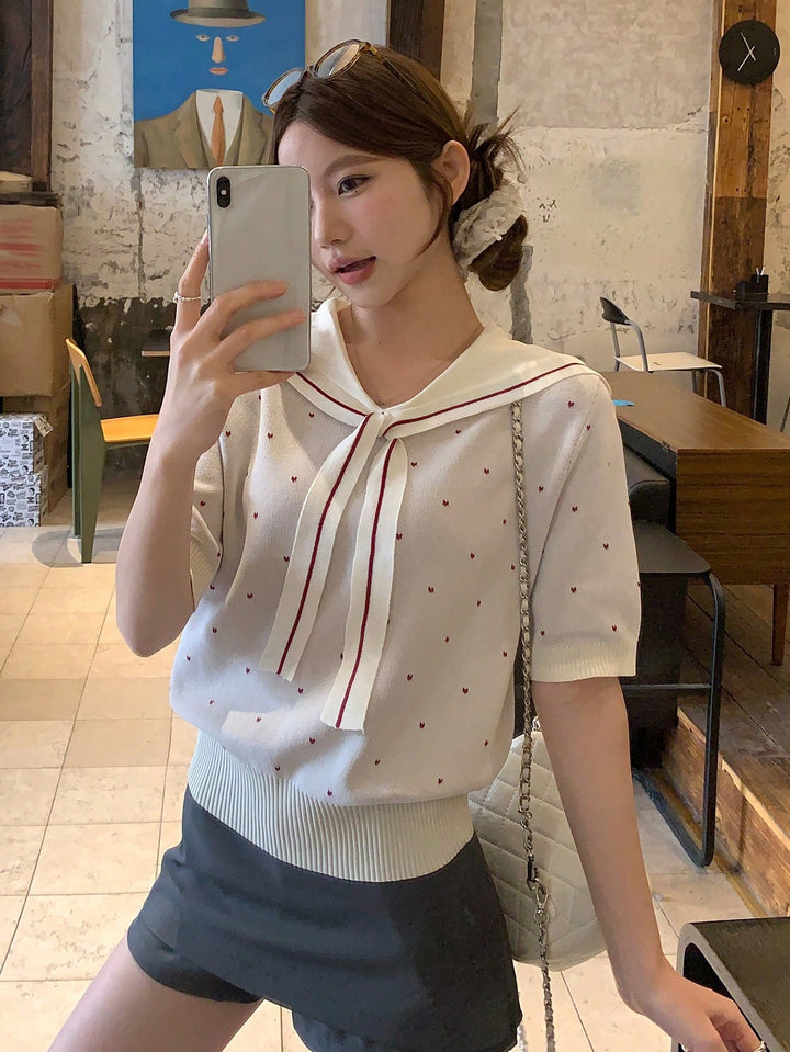 Bluza tricotată SHEIN, portocaliu