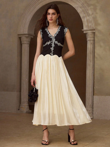Rochie maxi SHEIN, mix culori