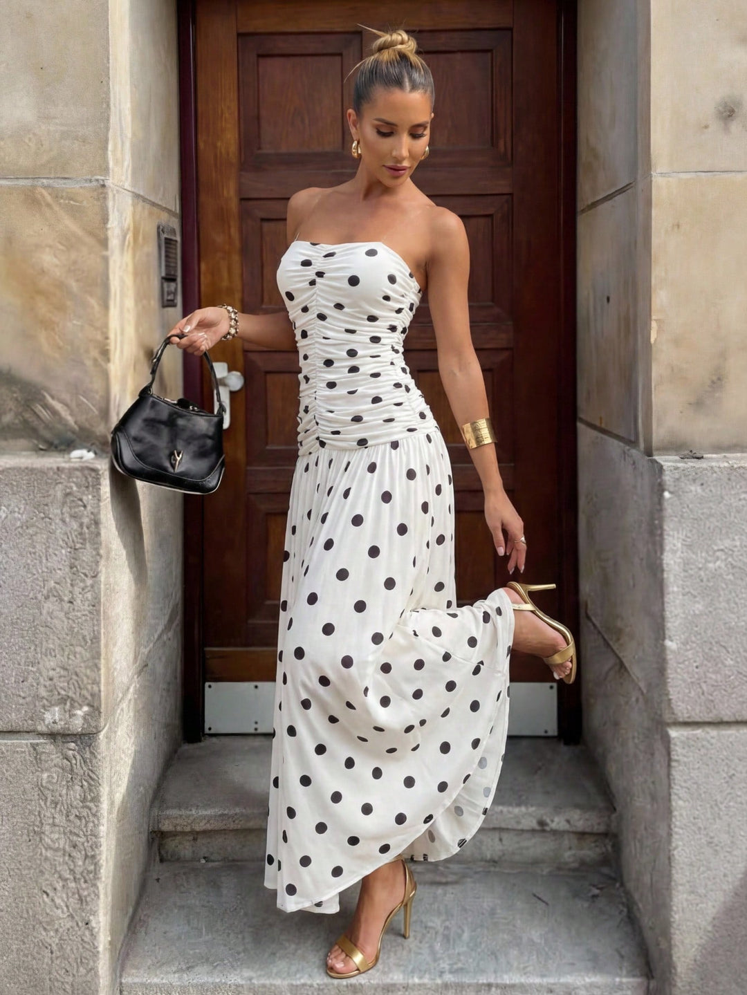 Rochie maxi SHEIN, alb