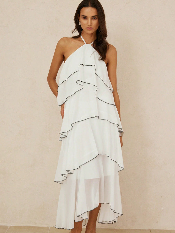 Rochie midi SHEIN, alb
