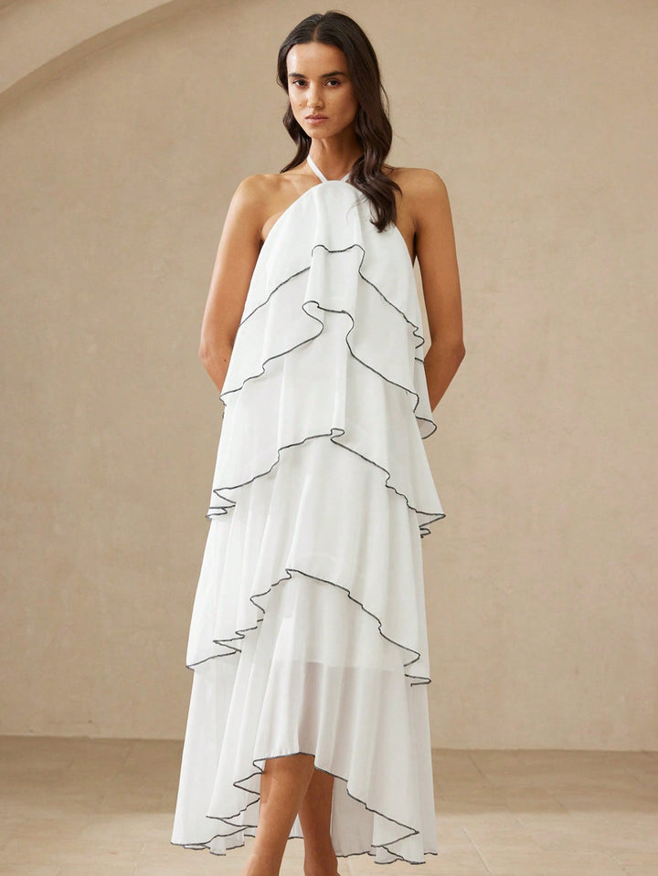 Rochie midi SHEIN, alb
