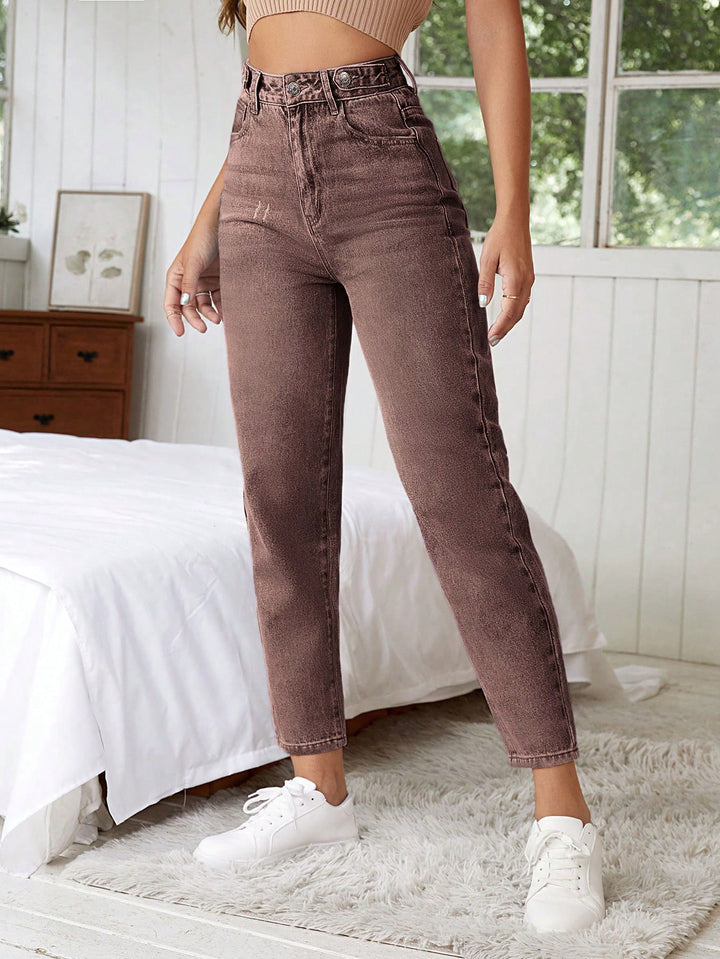 Jeans SHEIN, maro