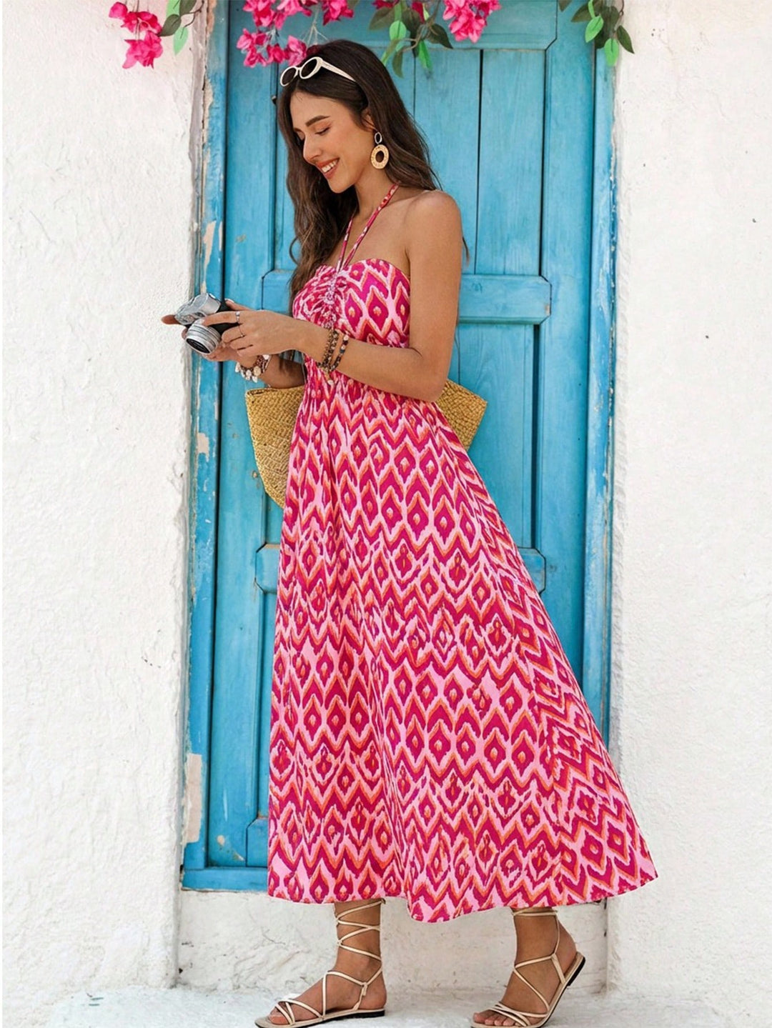 Rochie maxi SHEIN, roz