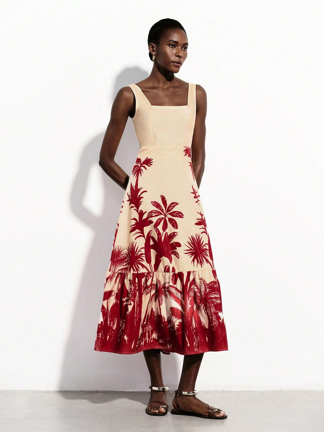 Rochie midi SHEIN, mix culori