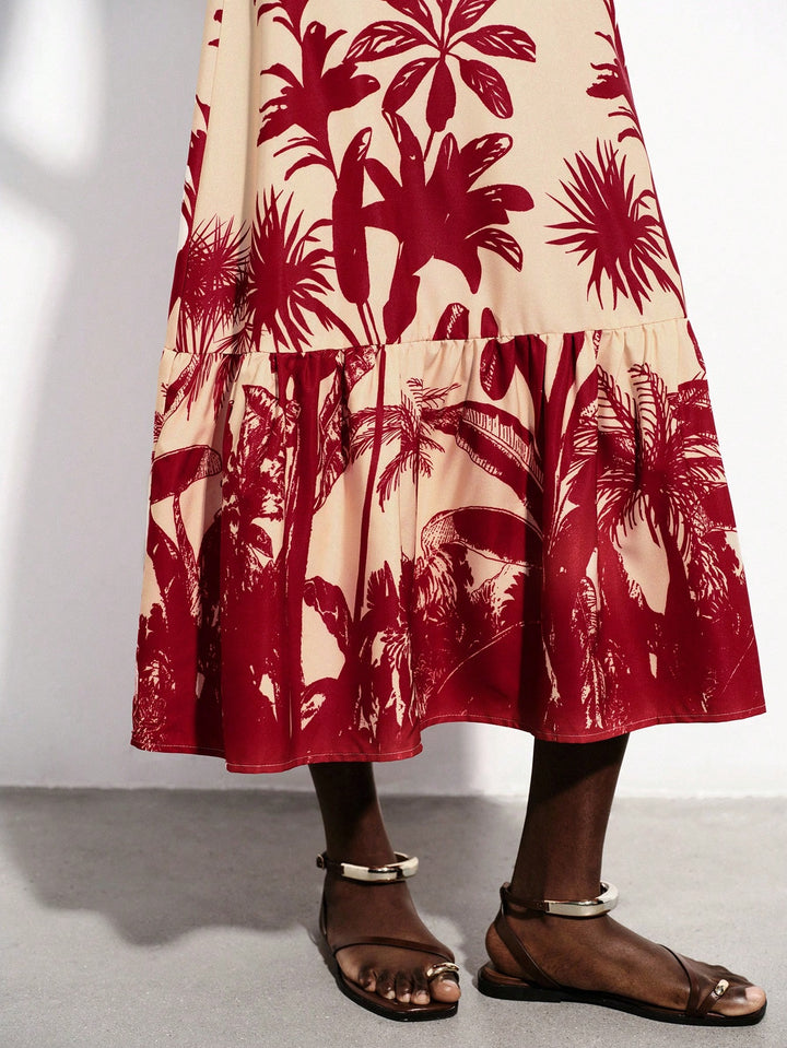 Rochie midi SHEIN, mix culori