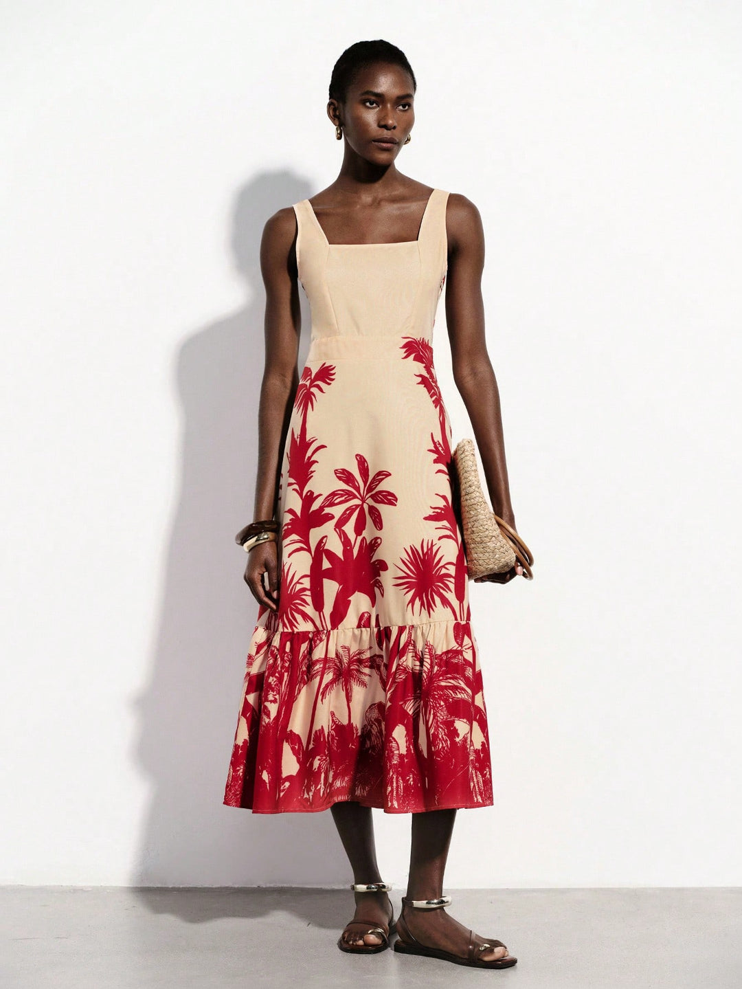 Rochie midi SHEIN, mix culori