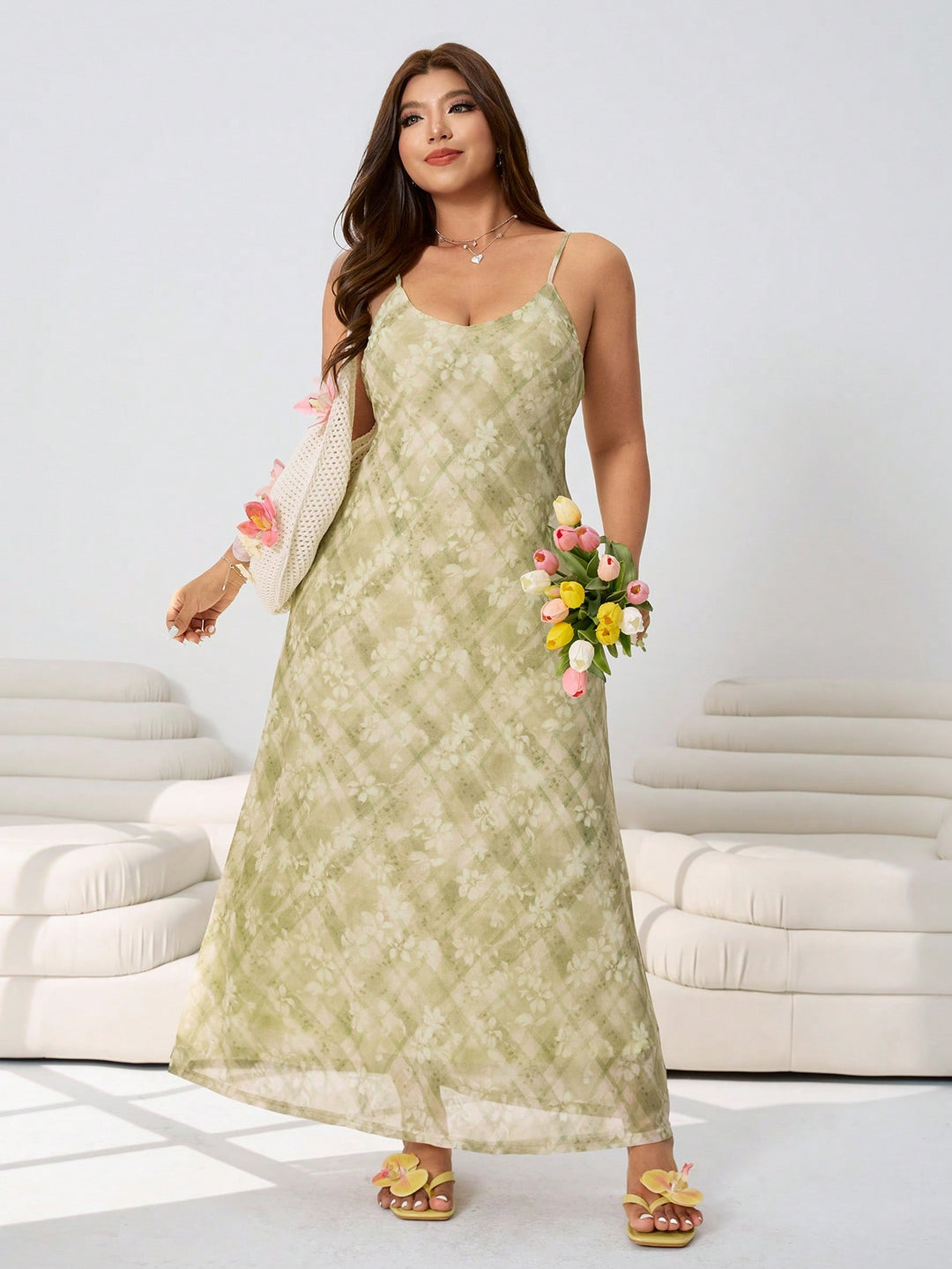 Rochie SHEIN, mix culori
