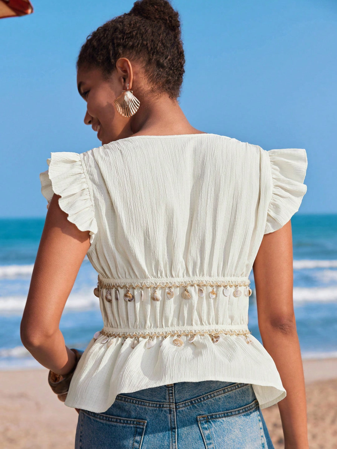 Top SHEIN, bej