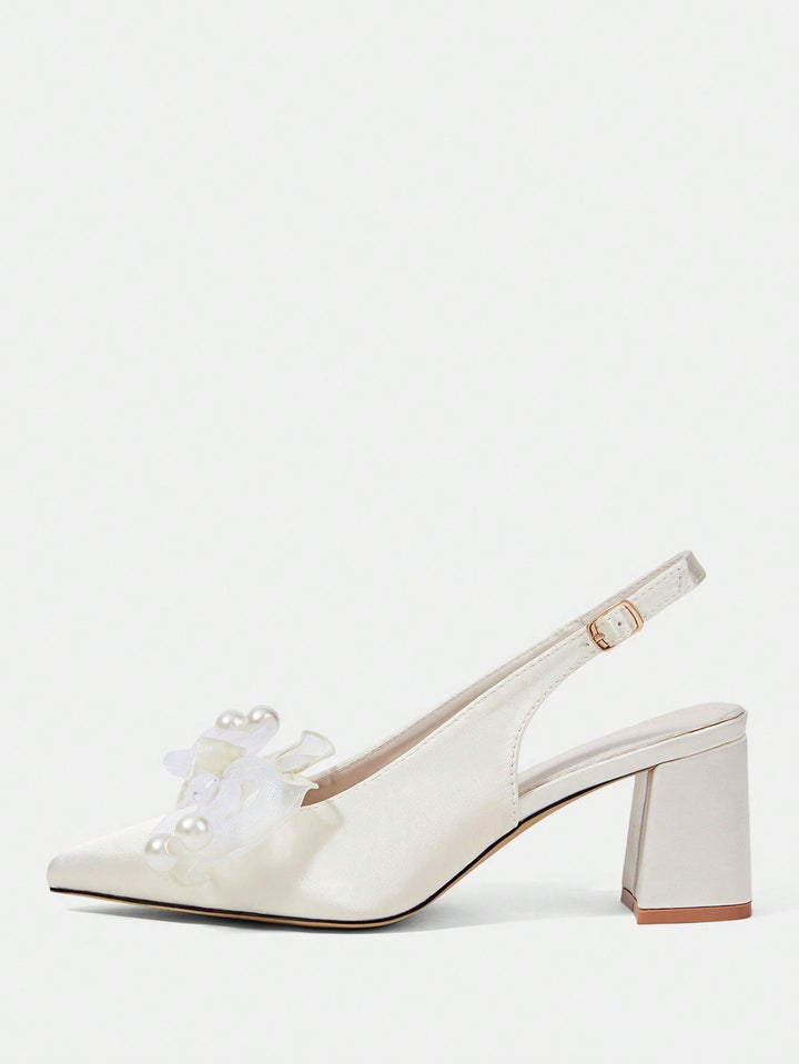 Pantofi cu toc SHEIN, bej
