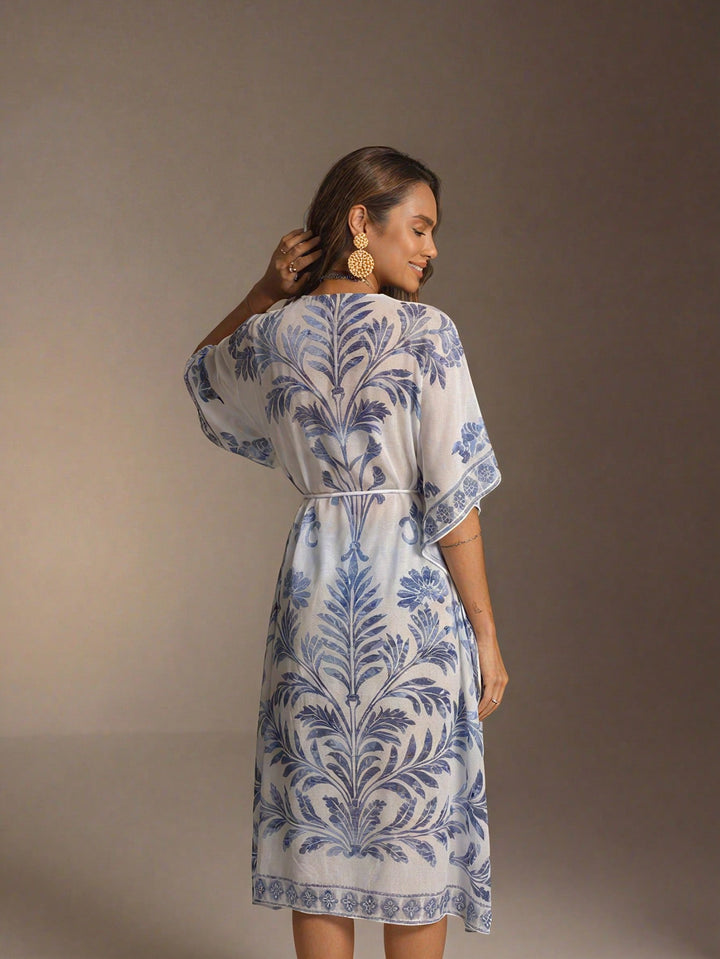 Kimono SHEIN, albastru