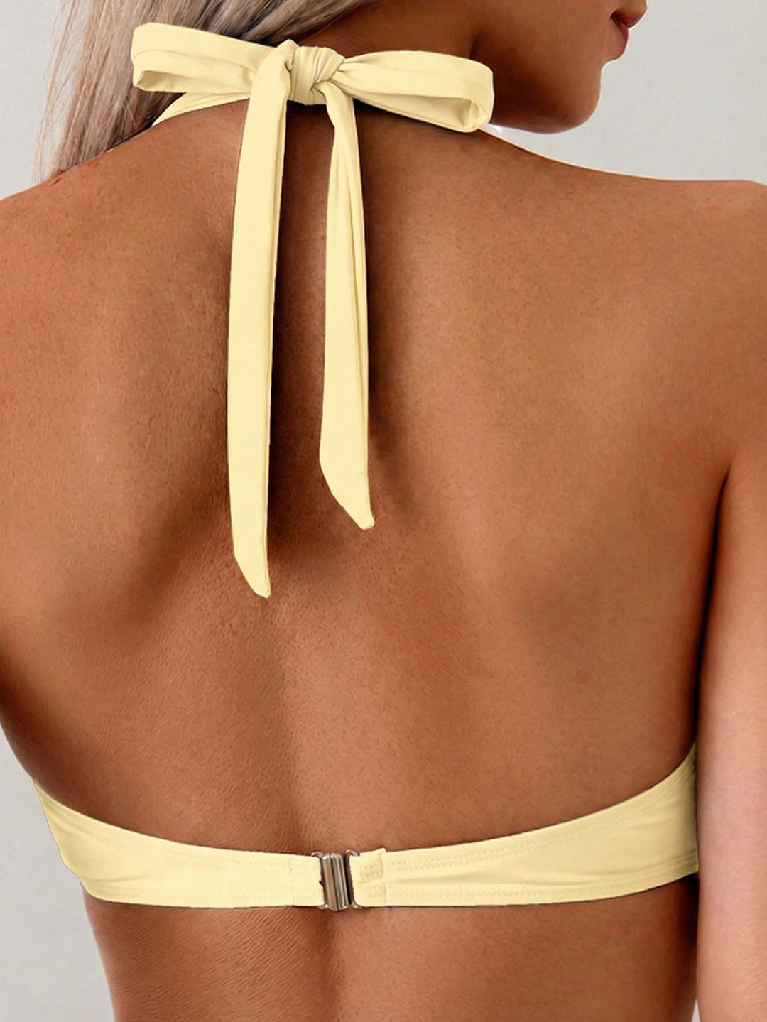 Set bikini SHEIN, portocaliu