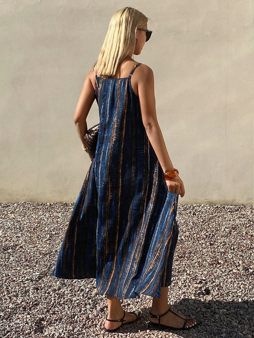 Rochie midi SHEIN, albastru