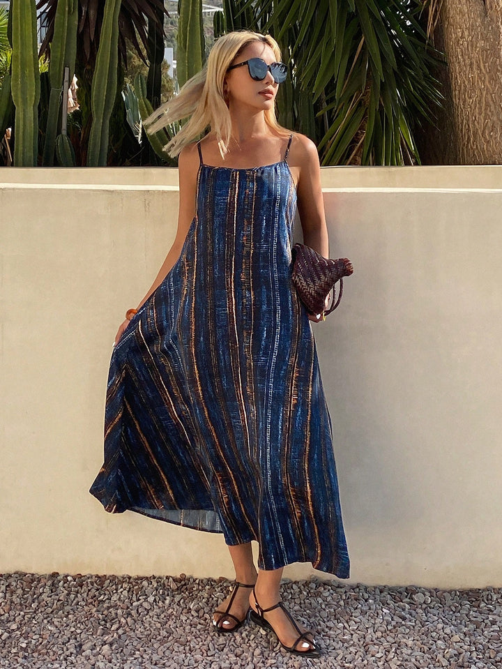 Rochie midi SHEIN, albastru