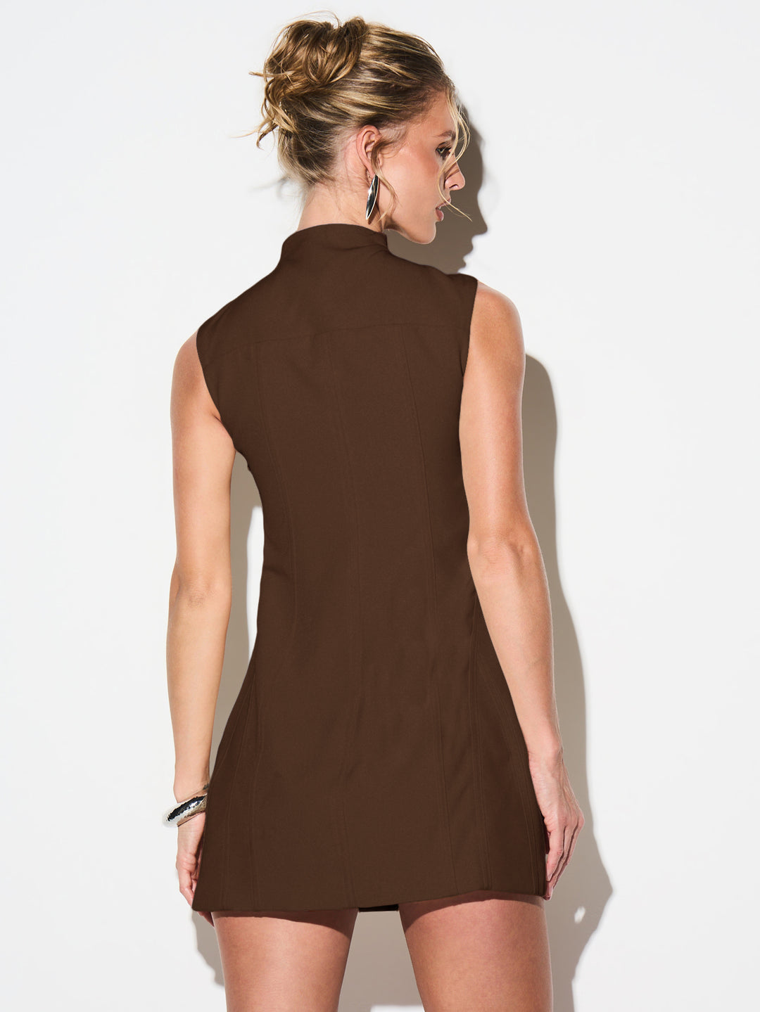 Rochie mini SHEIN, maro