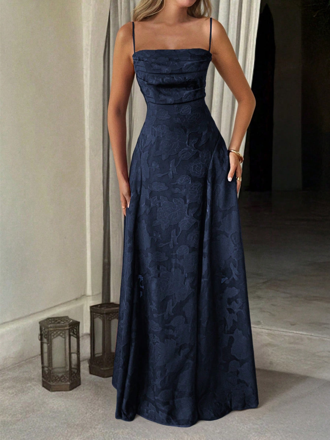 Rochie maxi SHEIN, albastru