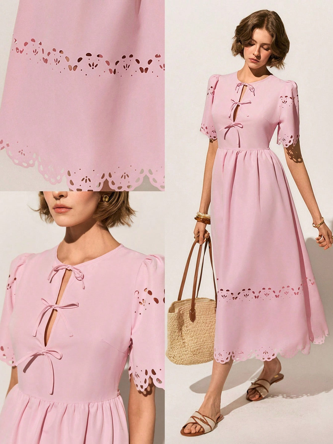 Rochie maxi SHEIN, roz
