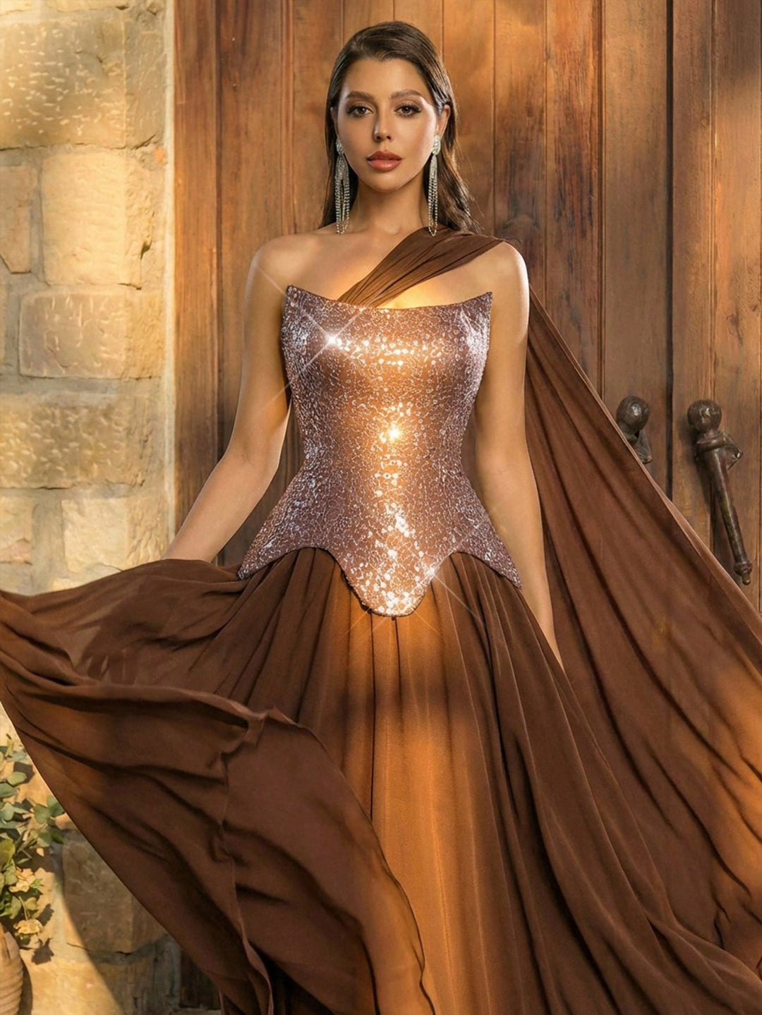 Rochie SHEIN, bej