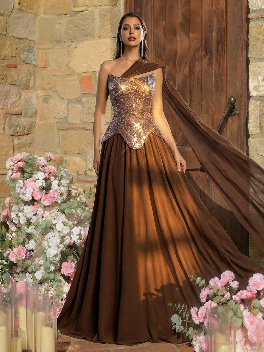 Rochie SHEIN, bej