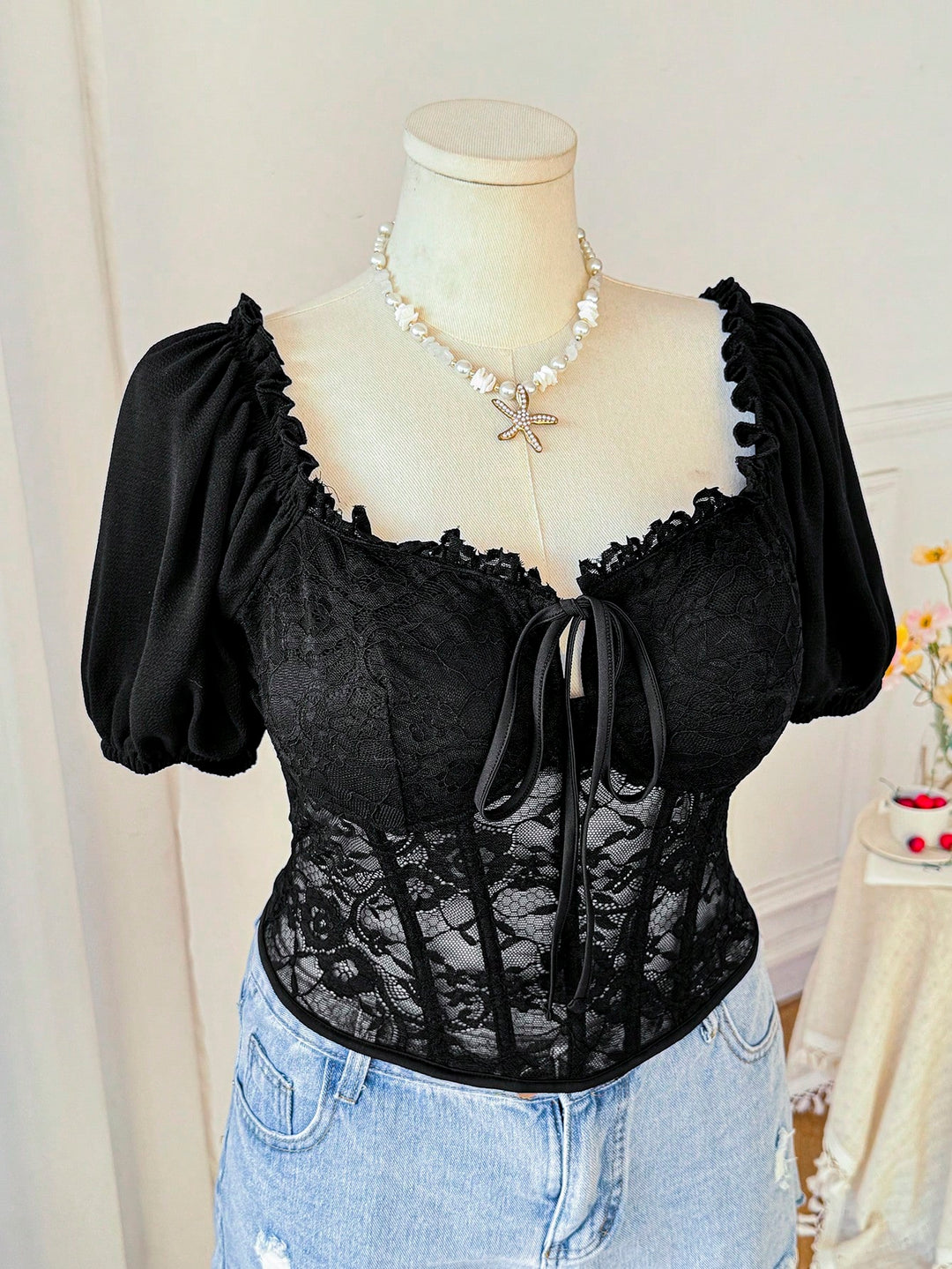 Bluză SHEIN, negru