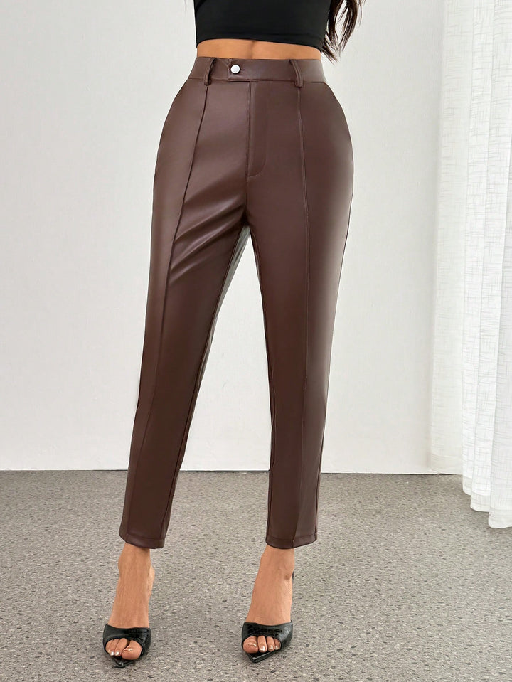 Pantaloni SHEIN, maro
