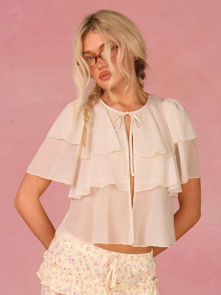 Top SHEIN, alb