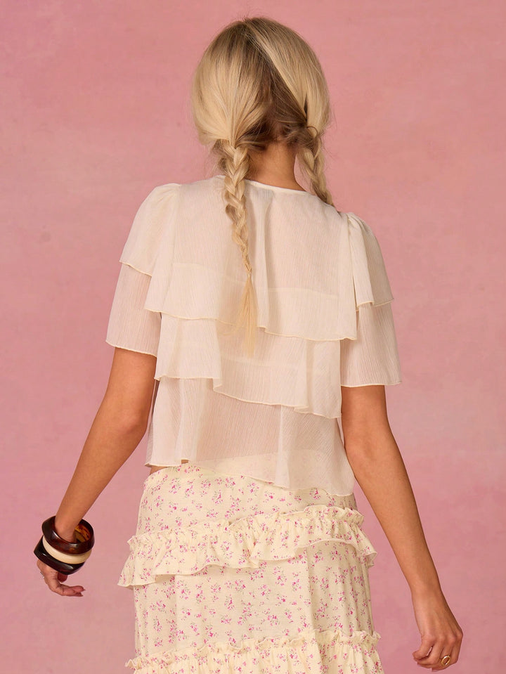 Top SHEIN, alb