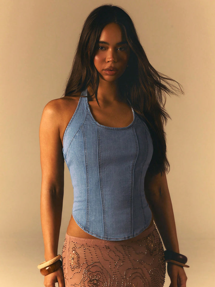 Top SHEIN, albastru