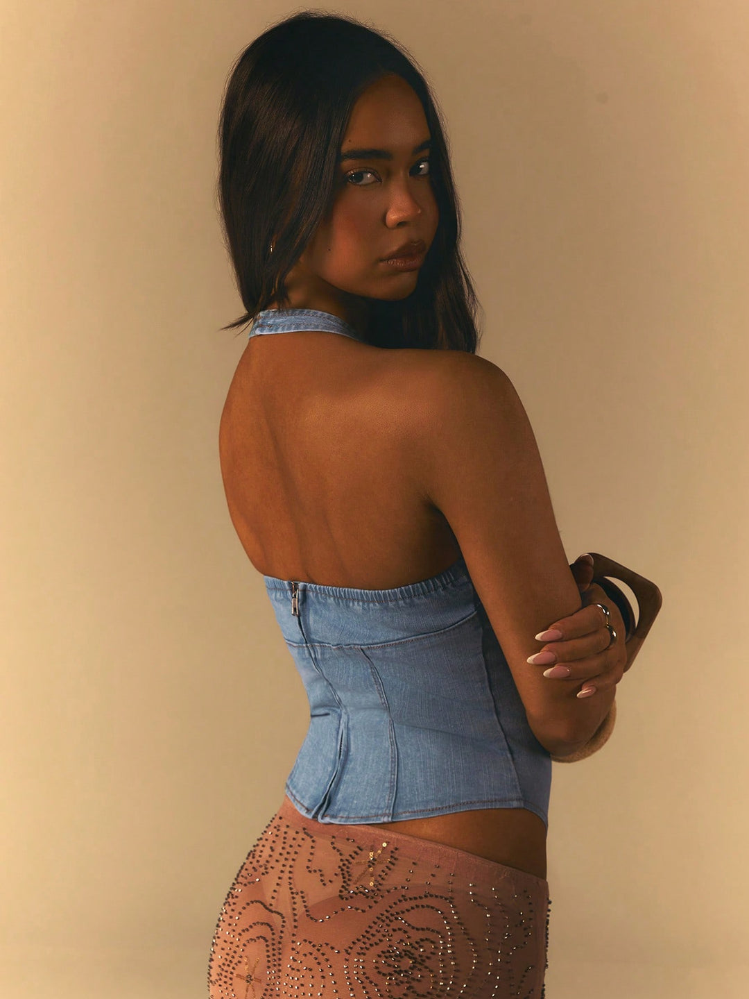 Top SHEIN, albastru
