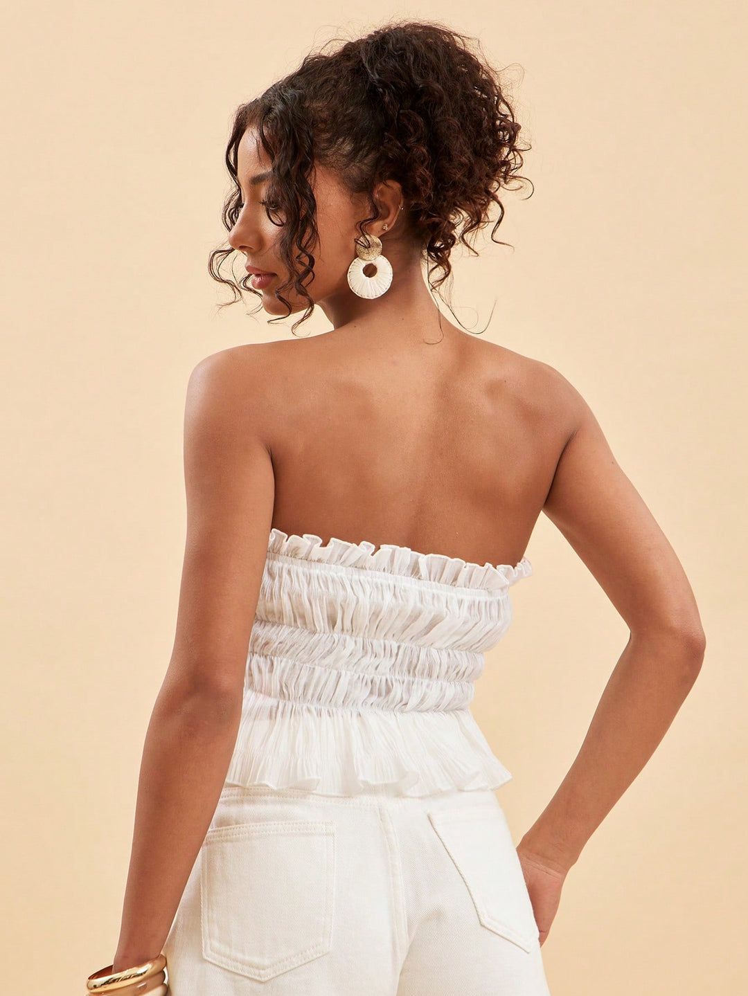 Top SHEIN, alb