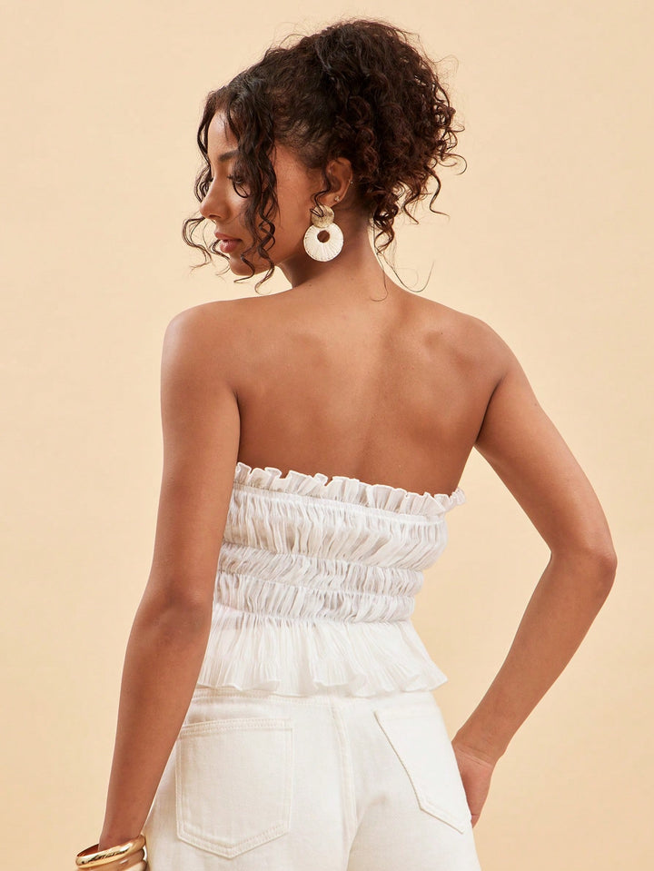 Top SHEIN, alb