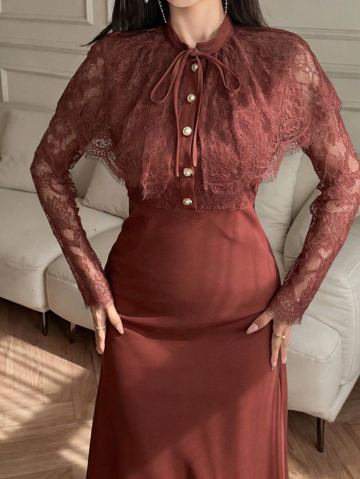 Rochie maxi SHEIN, vișiniu