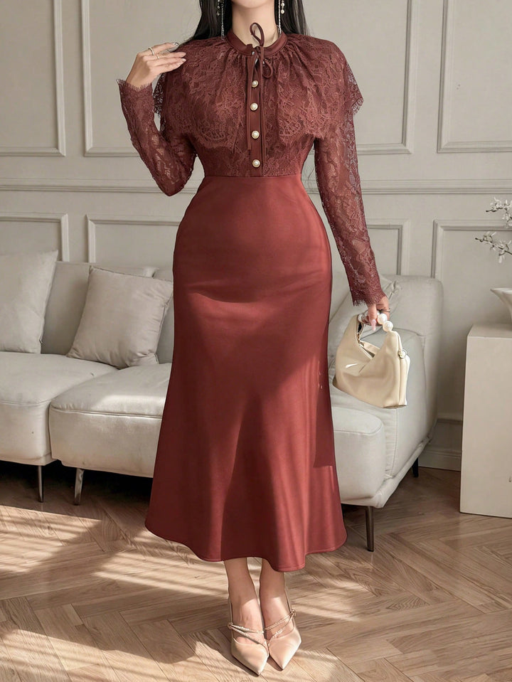 Rochie maxi SHEIN, vișiniu