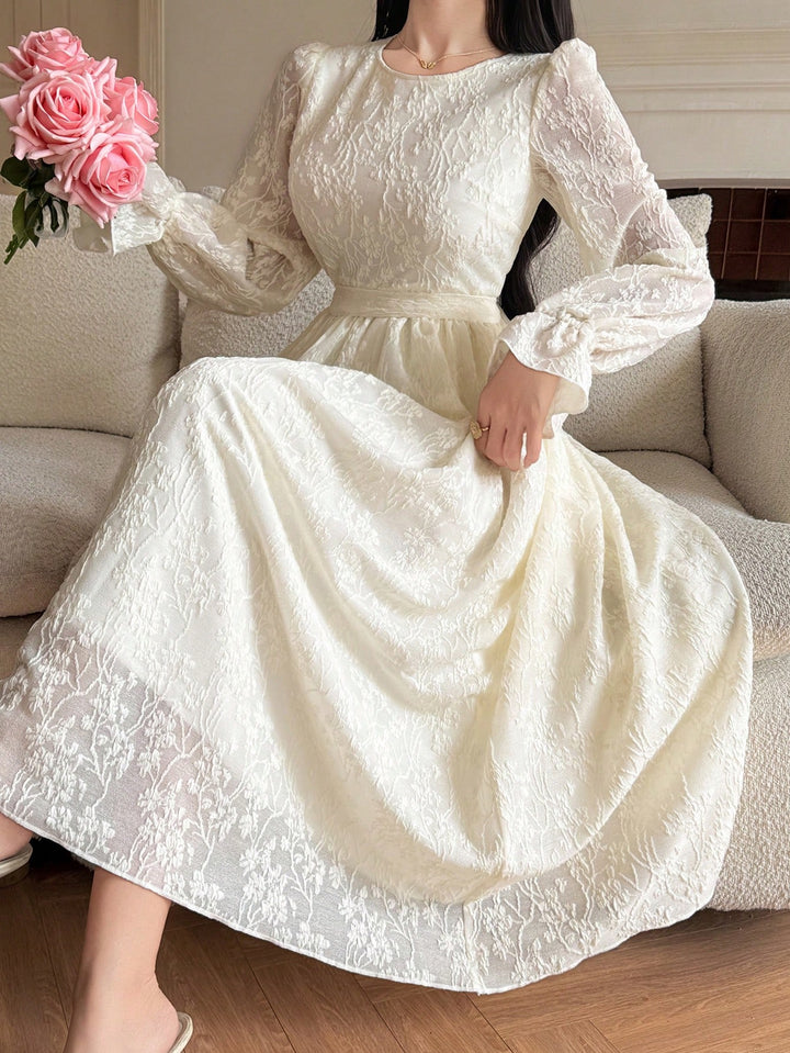 Rochie midi SHEIN, alb