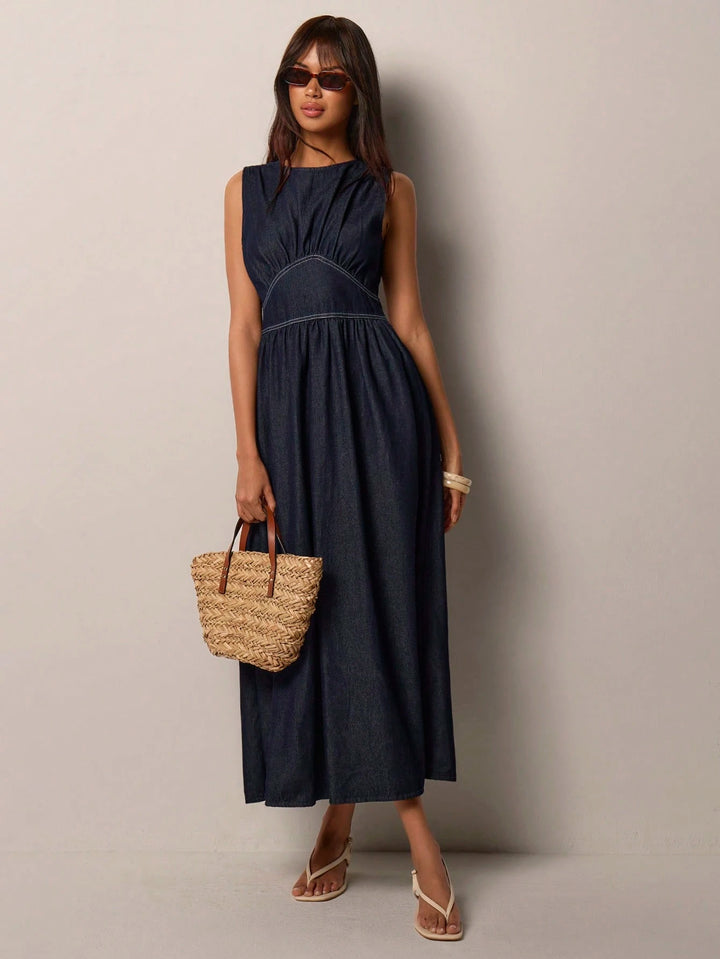 Rochie maxi SHEIN, albastru