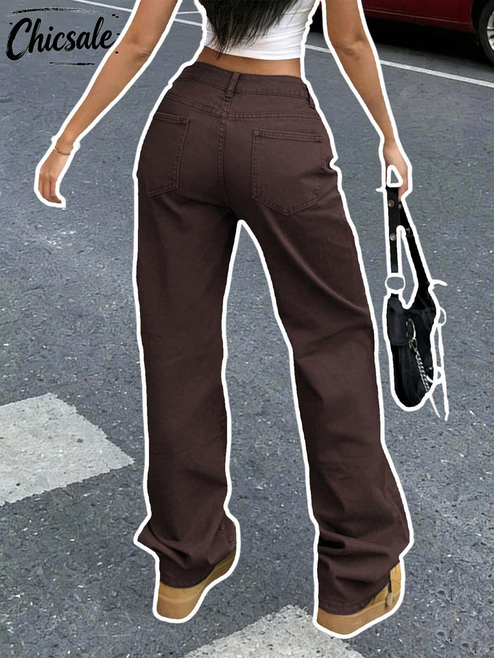 Jeans SHEIN, maro