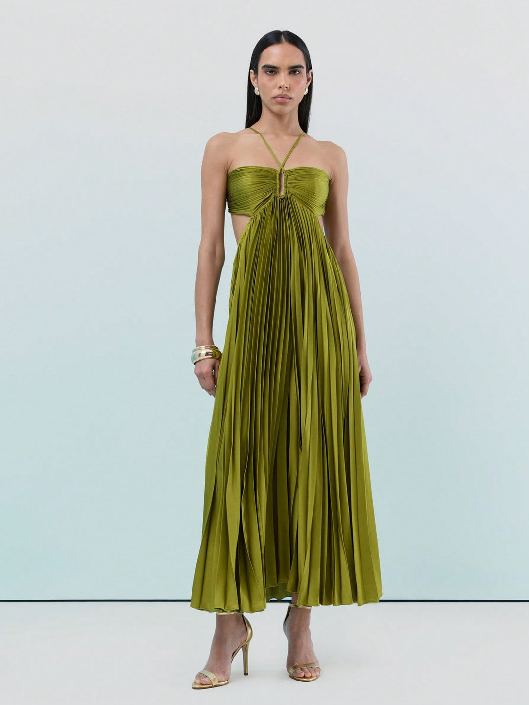Rochie maxi SHEIN, verde